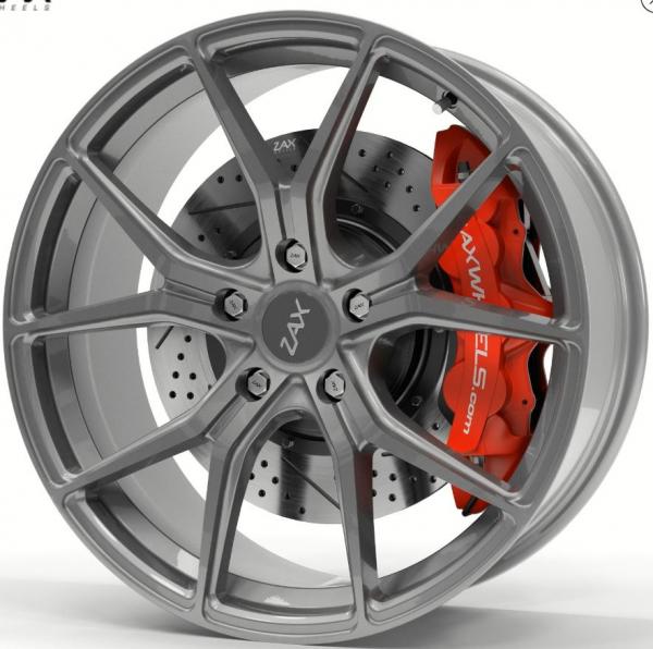 ZAX EV531 GLOSS GUNMETAL 18x7.5 5-108 ET49 CB63.4 - LIGHT WEIGHT